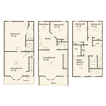 Floor Plans At Cedar Shoals Square